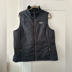 L.L. Bean Dark Quilted Vest